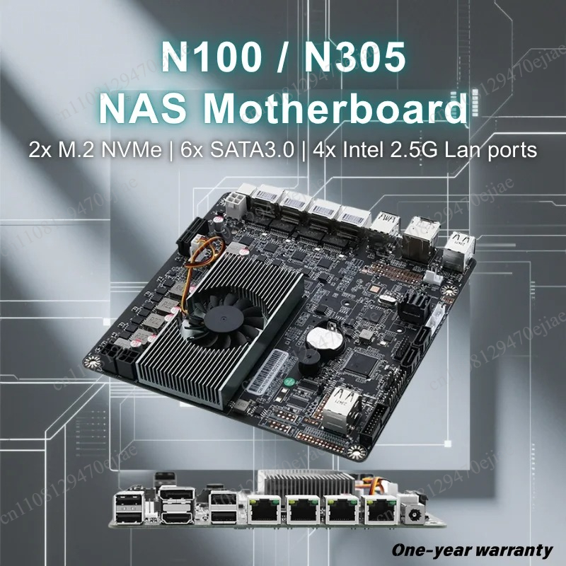 Scheda madre NAS N100 a 6 allo - Nas Motherboard N100 6 Sata recensione e prezzo